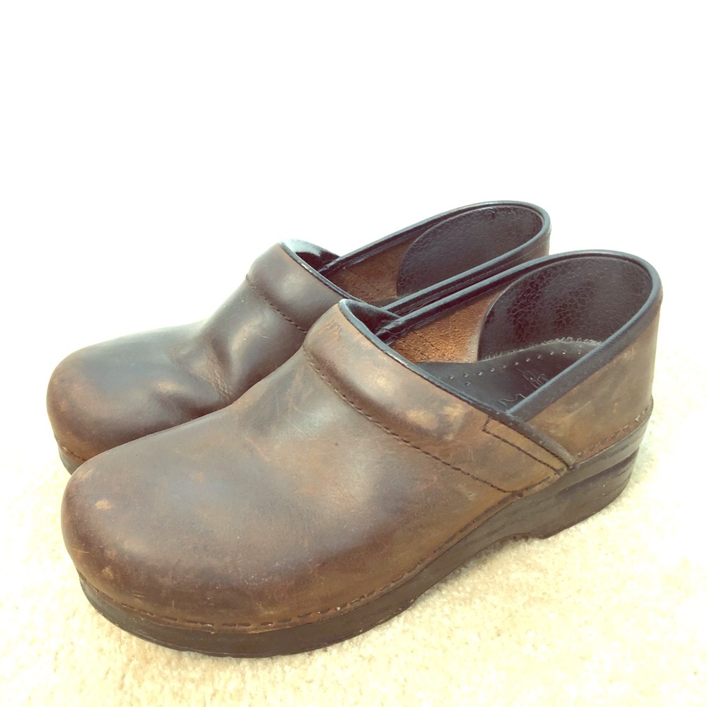 Danskos oiled brown